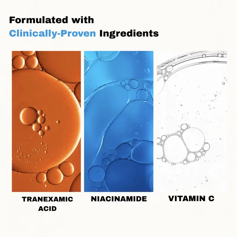 Tranexamic Acid, Niacinamide and Vitamin C