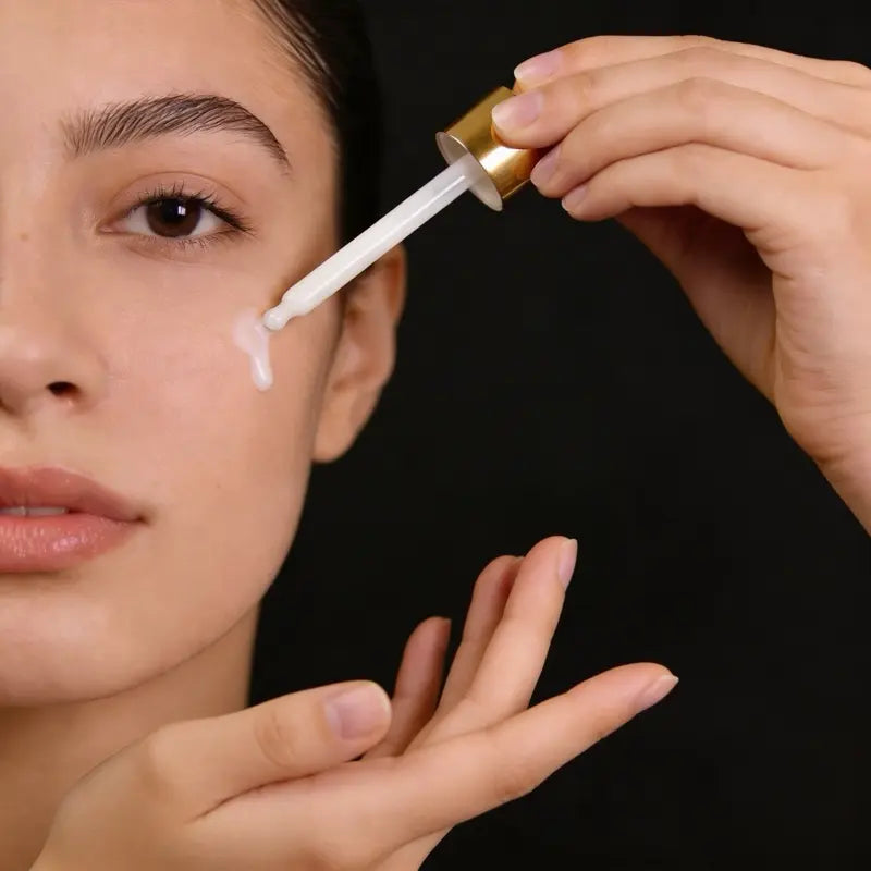 Step 1: cleansed face